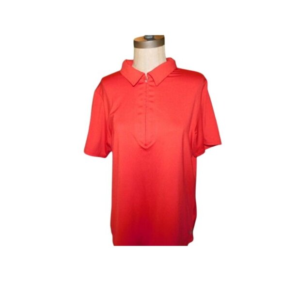 Jofit Size XL Red Collared Golf Tennis Pickleball Active Sporty Top - Picture 3 of 3